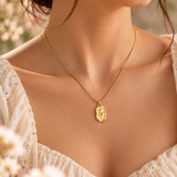 Rose flower  Pendant Chain